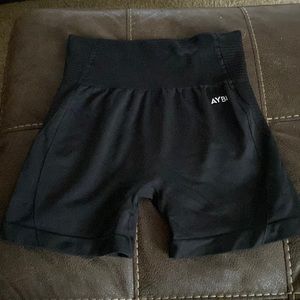 AYBL Black Bike shorts. Size M